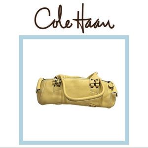 COLE HAAN  Yellow Barrel Purse